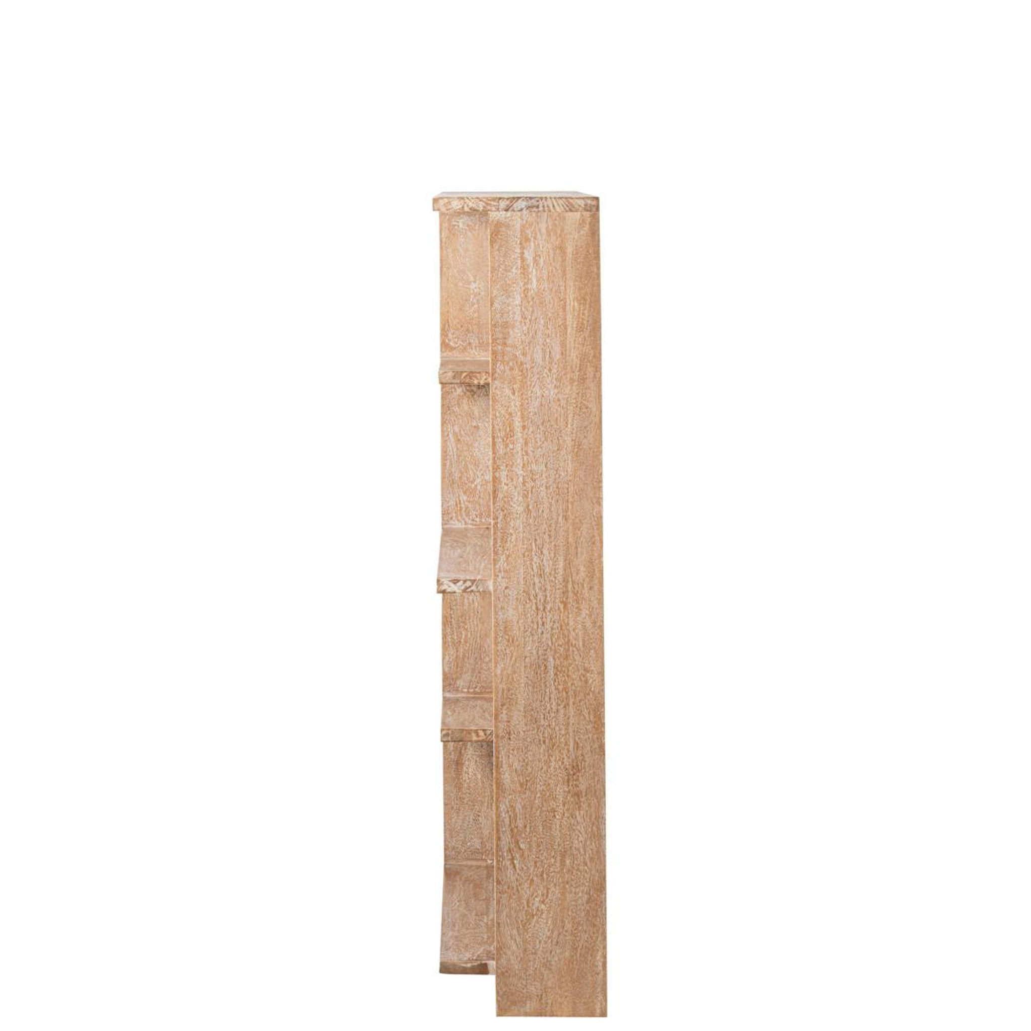 Voir la diapositive 5 : Paris Prix Bibliothèque en bois  manga  146cm blanc cassé