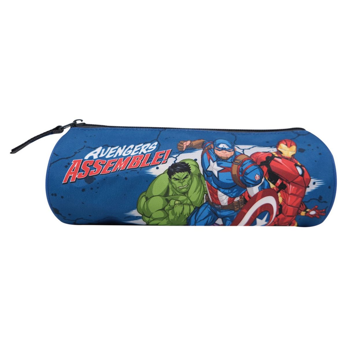 MARVEL Trousse ronde 1 compartiment bleue Avengers