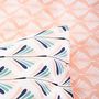 Voir la diapositive 5 : COTE DECO Housse de couette 200x200 VOLEA + 2 taies 100% coton adouci 57 fils/cm2