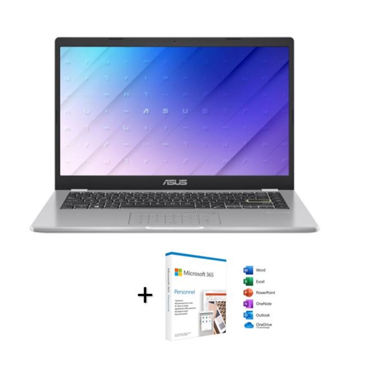 ASUS Ordinateur portable F414MA-EK715T + Logiciel Microsoft 365 Personnel