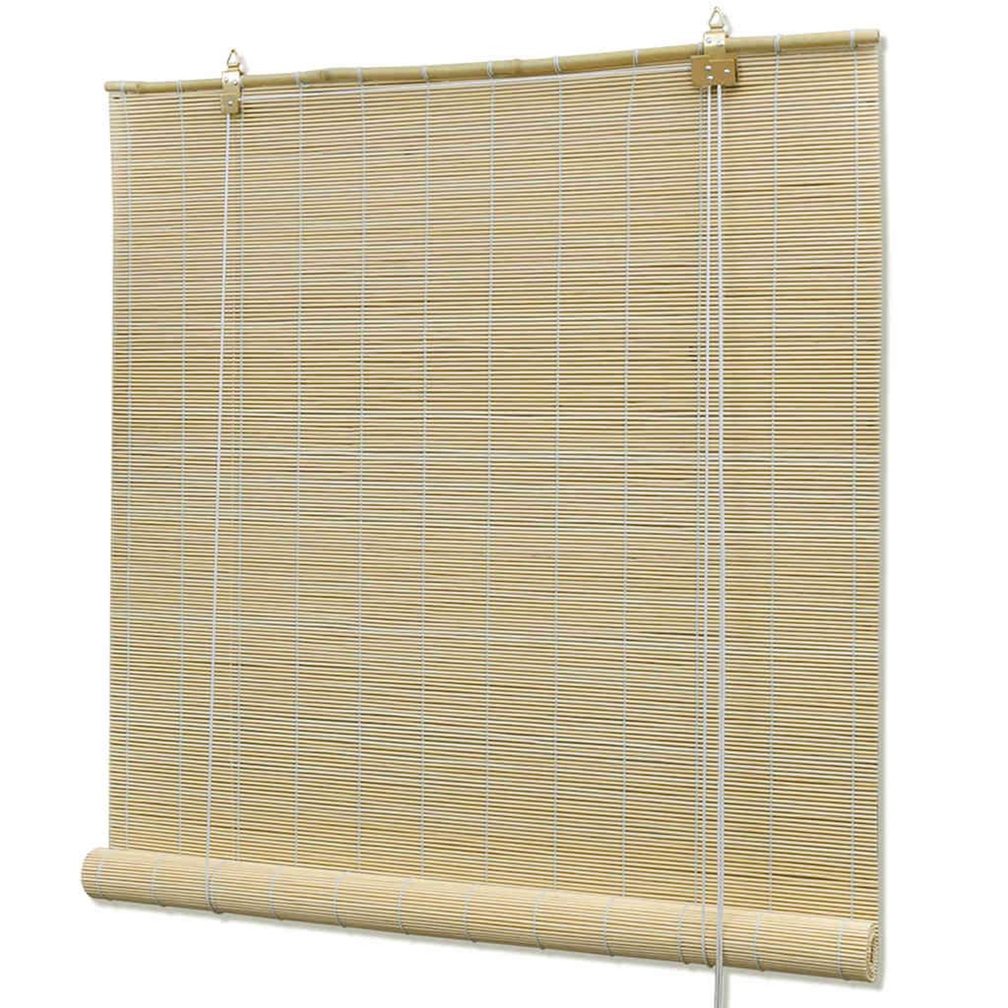 VIDAXL Store a rouleau bambou naturel 120x160 cm