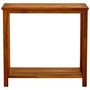 Voir la diapositive 2 : VIDAXL Table console de jardin 80x35x75 cm Bois d'acacia solide