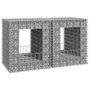 Voir la diapositive 1 : VIDAXL Poteaux a panier de gabion 2 pcs 50x50x60 cm Fer