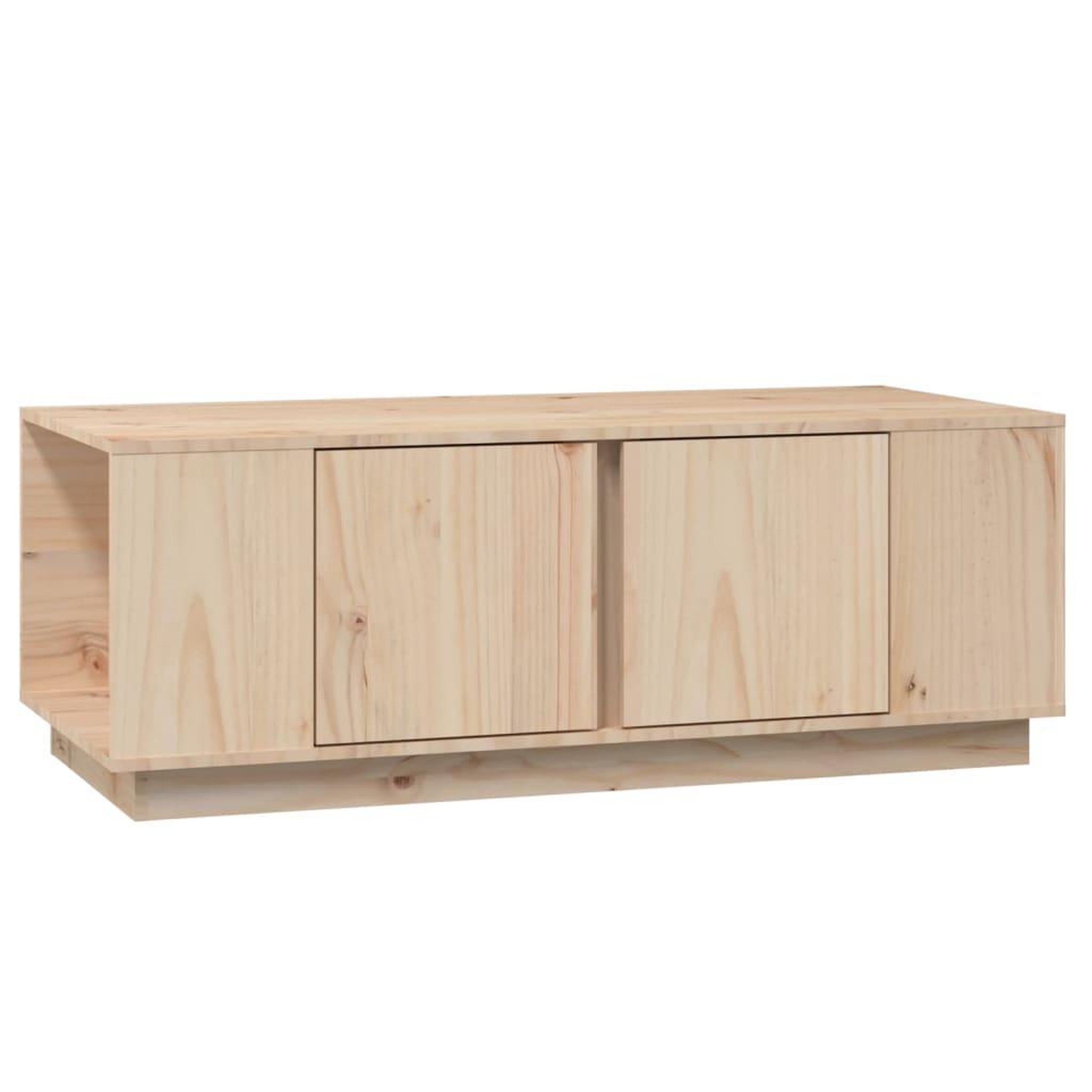 Voir la diapositive 2 : VIDAXL Table basse 110x50x40 cm Bois massif de pin