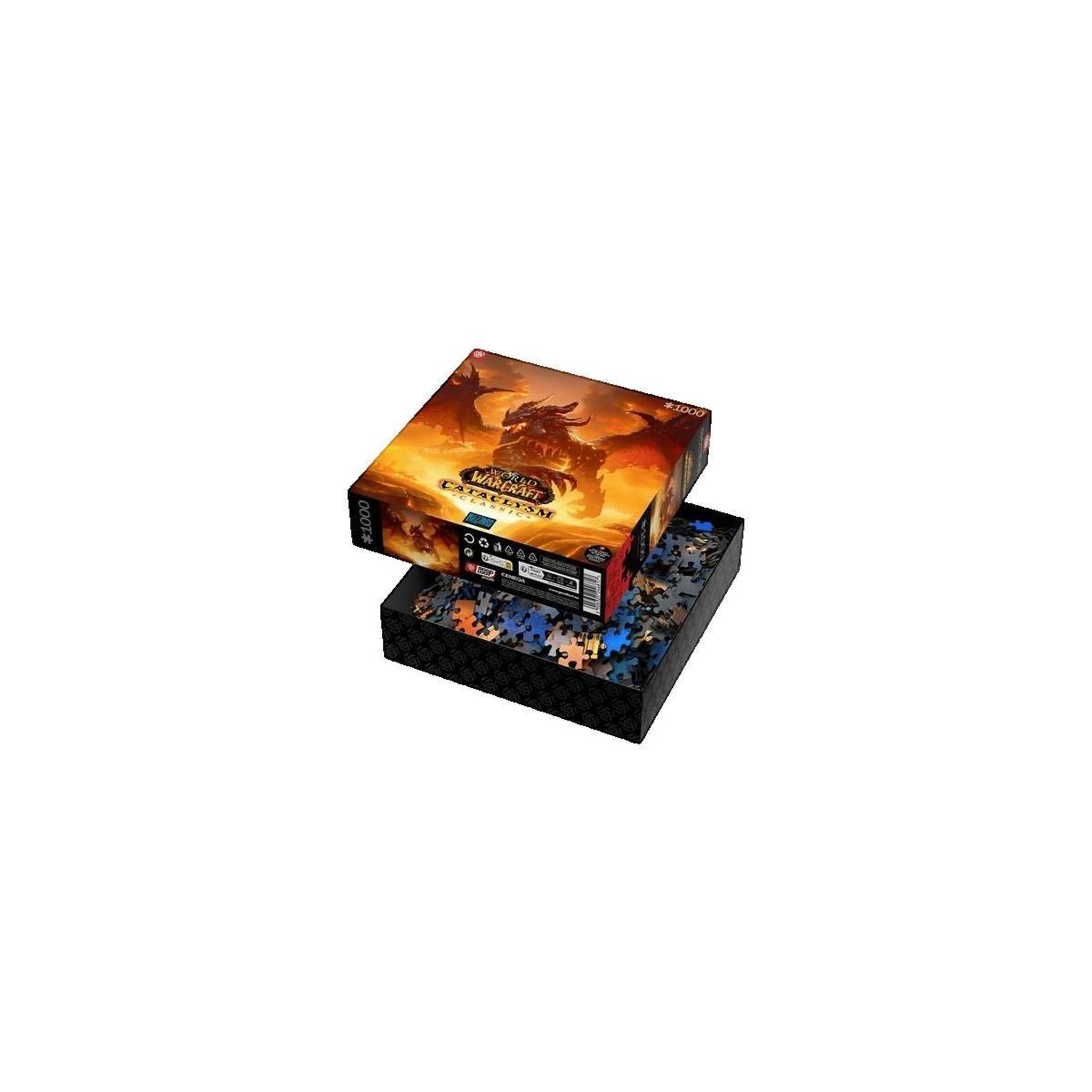 Voir la diapositive 3 : Just for games Puzzle 1000 pièces – World of Warcraft Cataclysm Classic – Univers gaming – Adulte 14+ ans