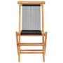 Voir la diapositive 3 : VIDAXL Chaises pliables de jardin lot de 2 Bois teck solide et corde