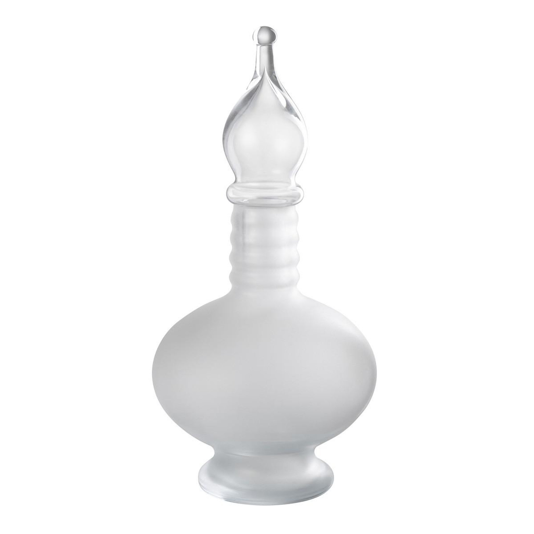 J-LINE Vase bouchon fiole en verre  jo  38cm transparent