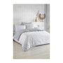 Voir la diapositive 4 : GENERIQUE Parure de lit - 1 housse de couette 220 x 240 cm + 2 taies d'oreiller 60 x 60 cm - 65% coton, 35% polyester - Gris