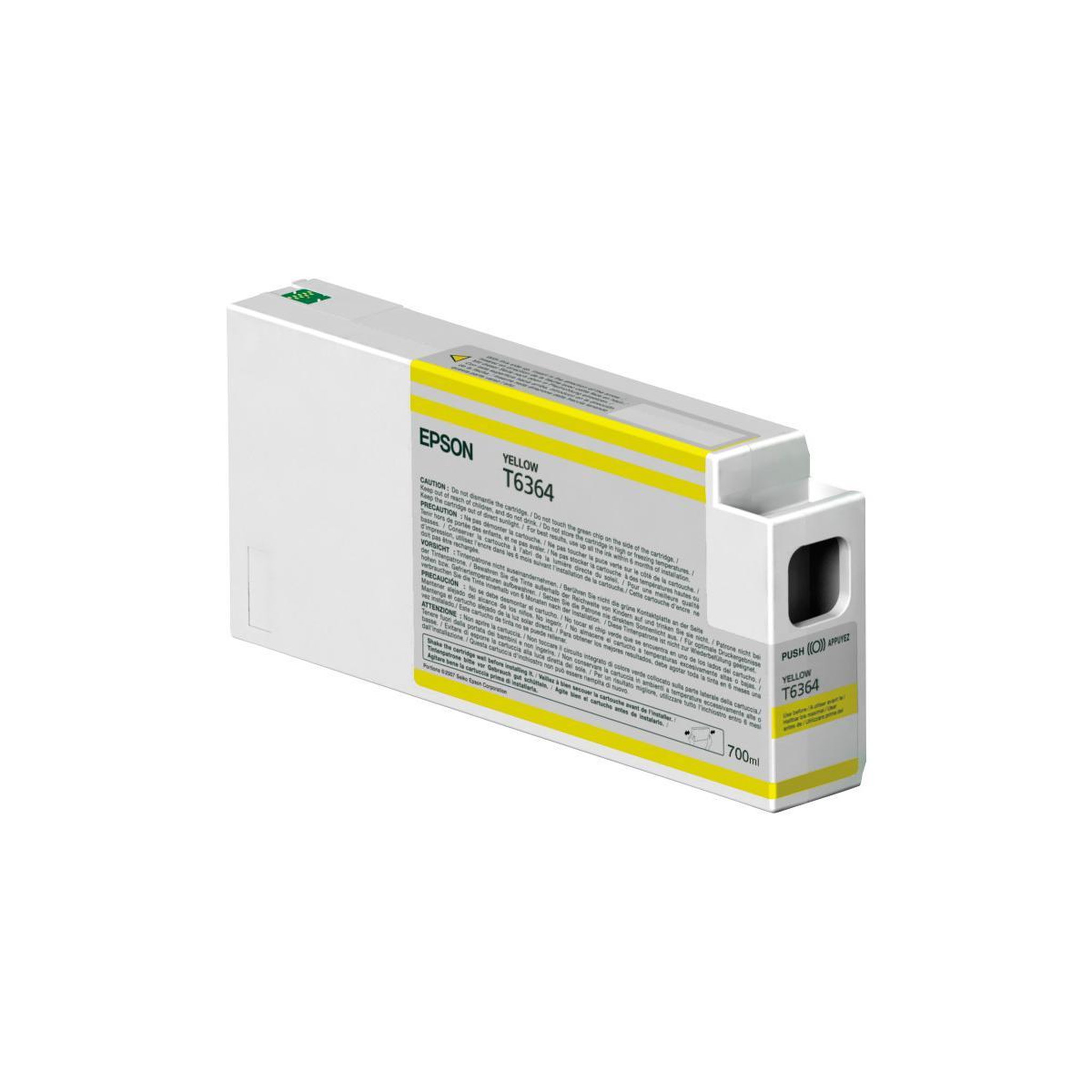 Voir la diapositive 2 : Epson Cartouche d'encre Epson UltraChrome HDR C13T636400 Jaune 700ml