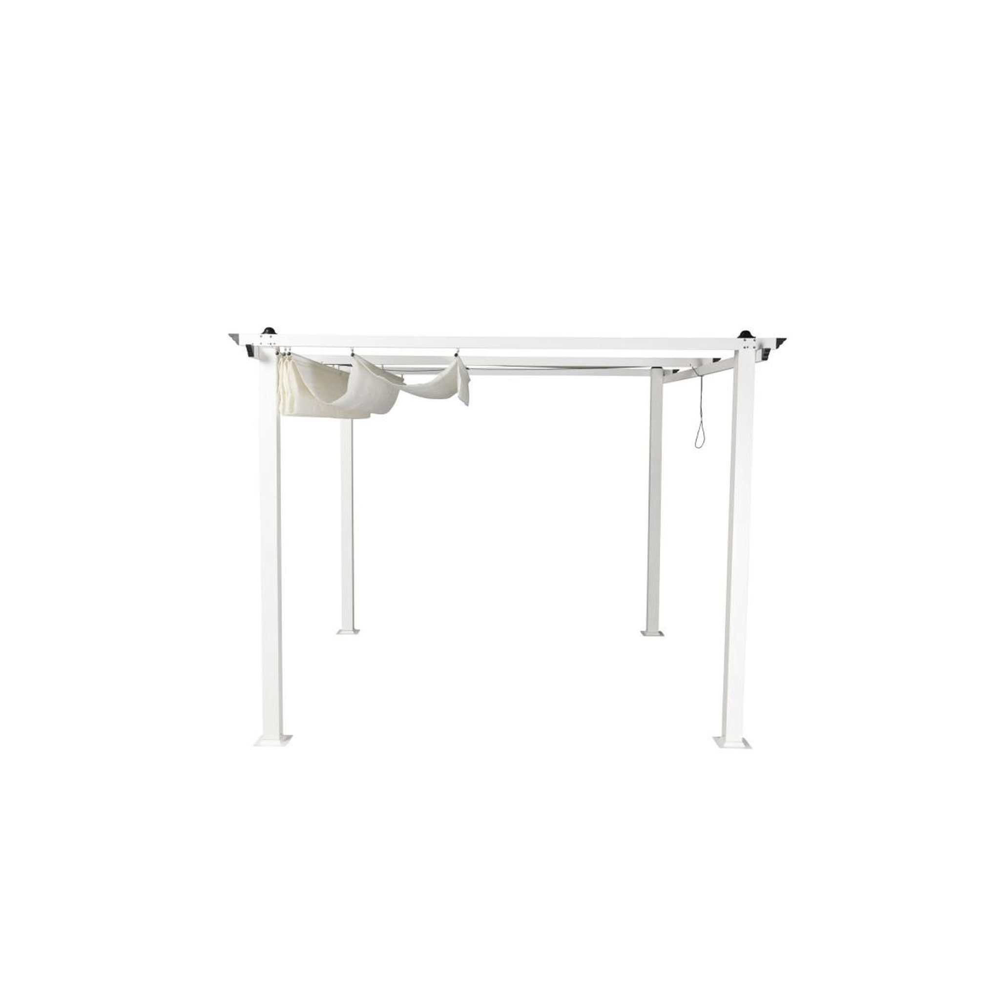 Voir la diapositive 3 : Paris Prix Pergola Avec Toit  Lazio  295cm Blanc