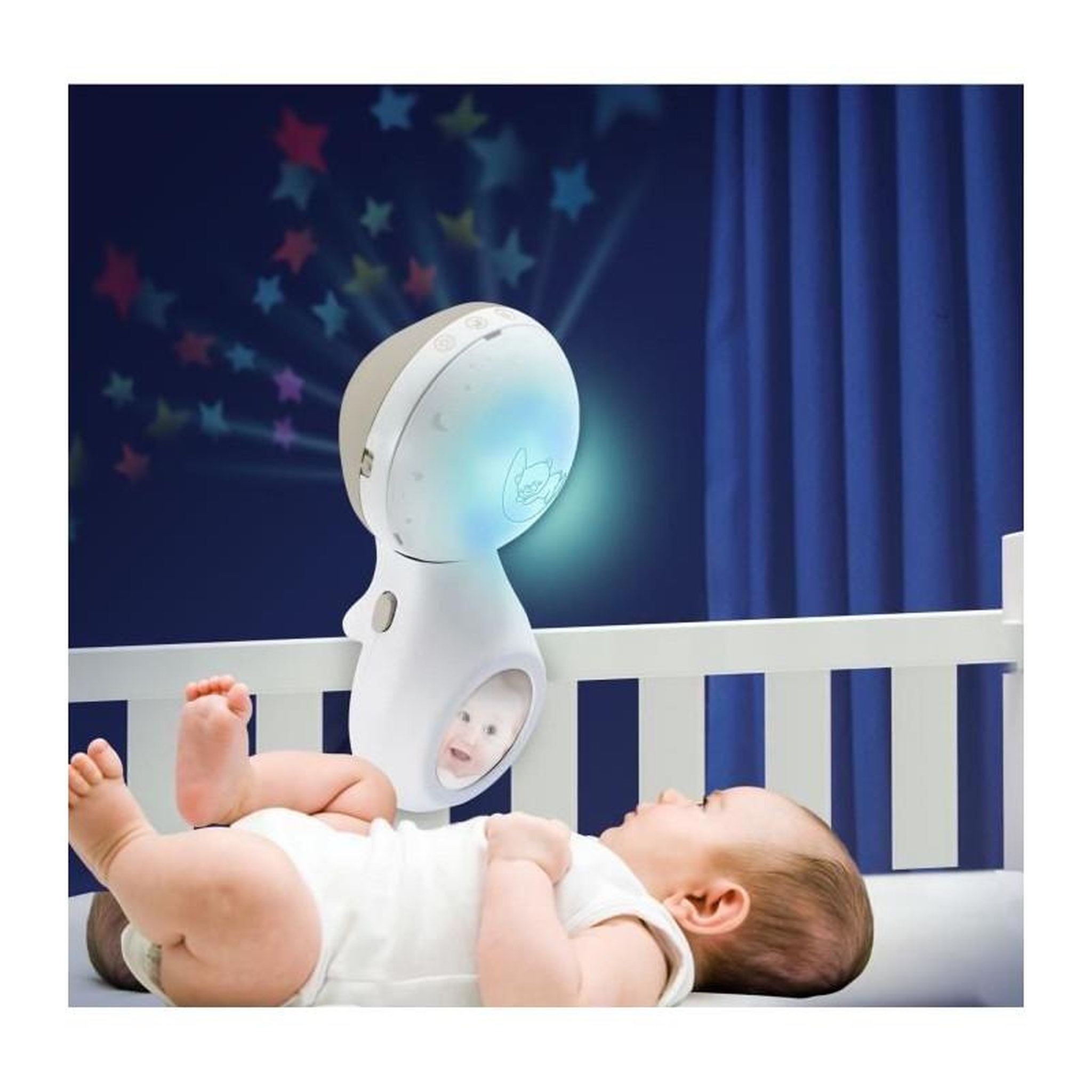 Voir la diapositive 4 : INFANTINO Mobile musical et projecteur - INFANTINO - Douce Nuit 3-en1 - Gris