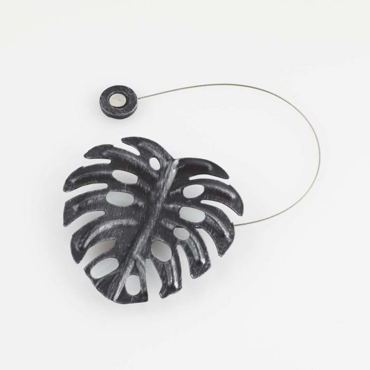 Paris Prix Embrasse de Rideau Aimantée  Feuilletine  30cm Noir