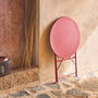 Voir la diapositive 3 : SWEEEK Table de jardin bistrot pliable - Emilia ronde - Table ronde Ø60cm en acier thermolaqué