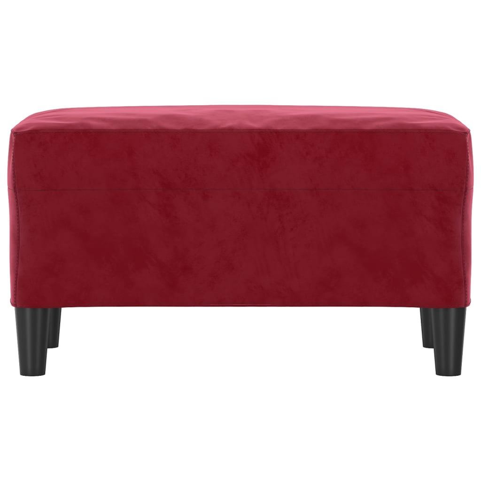 Voir la diapositive 3 : VIDAXL Banc Rouge bordeaux 70x35x41 cm Velours