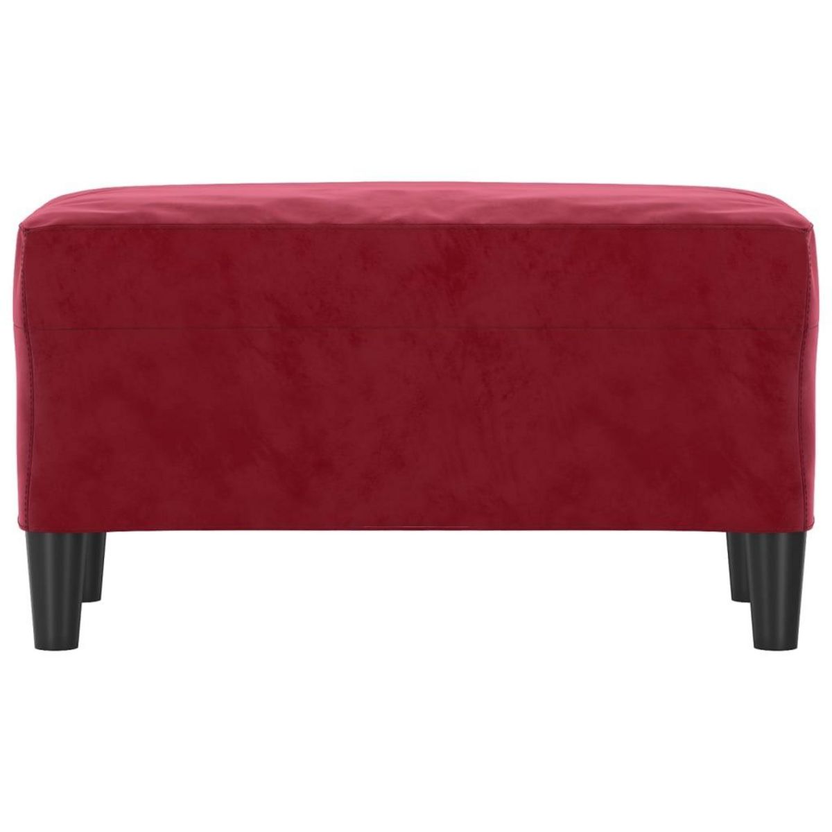 VIDAXL Banc Rouge bordeaux 70x35x41 cm Velours