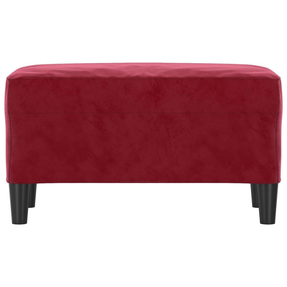 VIDAXL Banc Rouge bordeaux 70x35x41 cm Velours