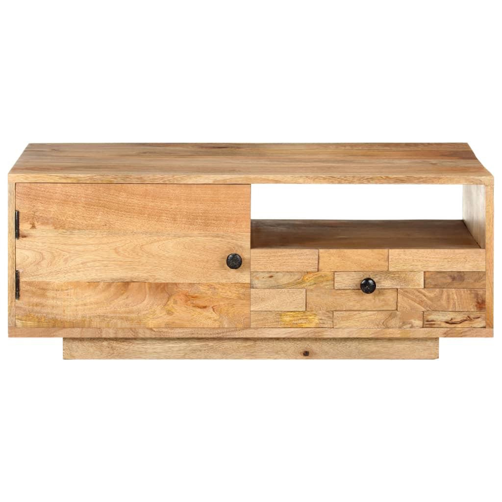 Voir la diapositive 3 : VIDAXL Table basse 90x50x35 cm Bois solide de manguier