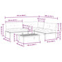 Voir la diapositive 6 : VIDAXL Salon palette de jardin avec coussins 4pcs bois d'acacia massif