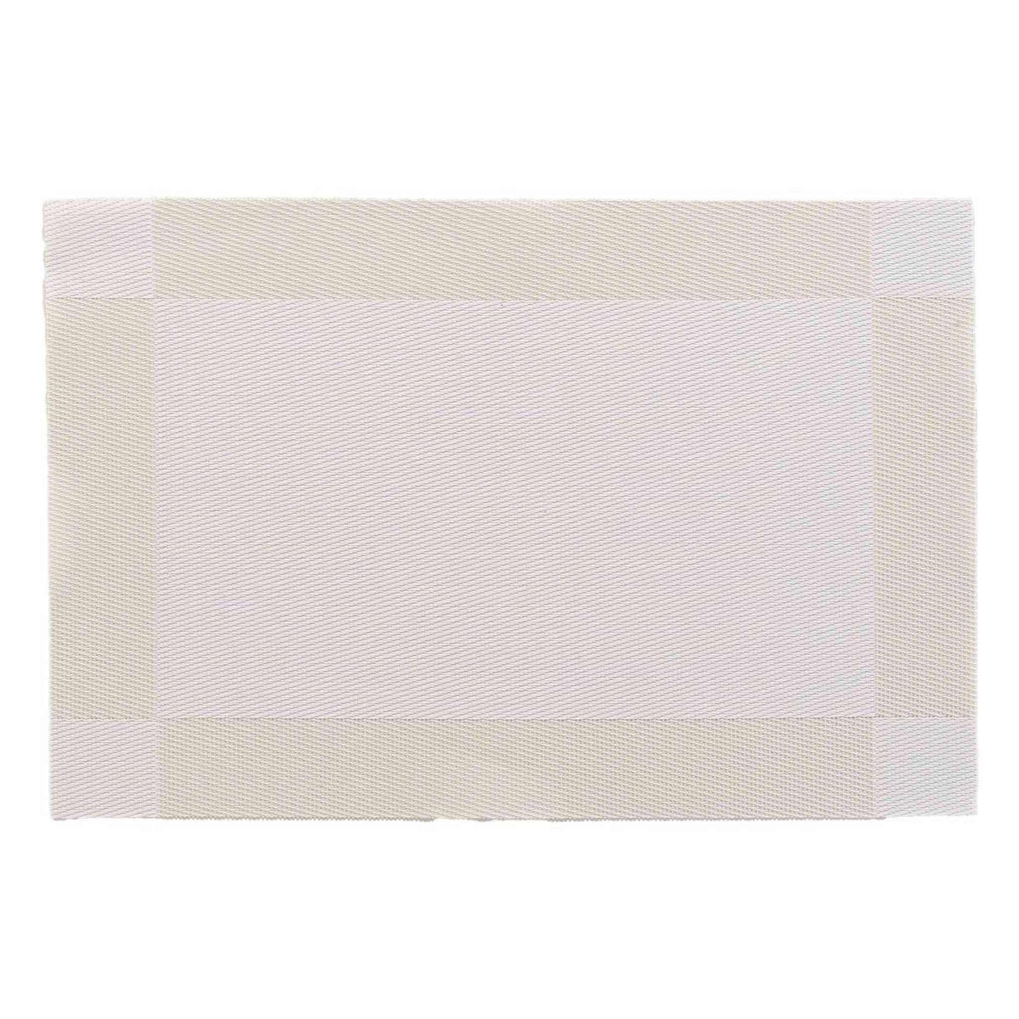 Douceur d'Intérieur Set de table uni  isaac  30x45cm ivoire