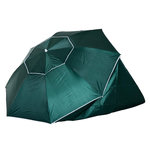 OUTSUNNY Parasol abri solaire ?2,1 x 2,22H cm protection UPF 50 +  sac transport fourni vert foncé
