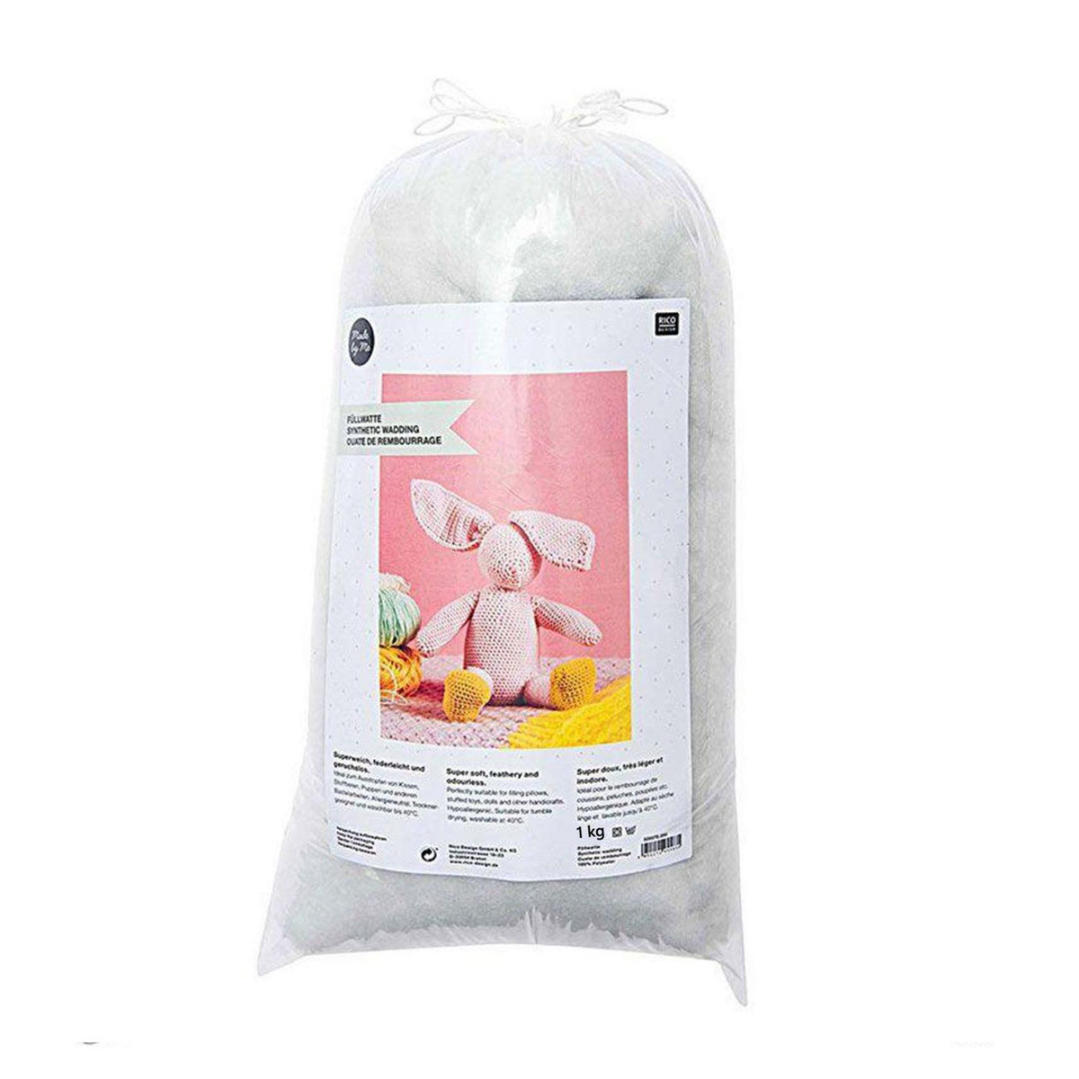 RICO DESIGN Ouate de rembourrage en polyester 1 kg