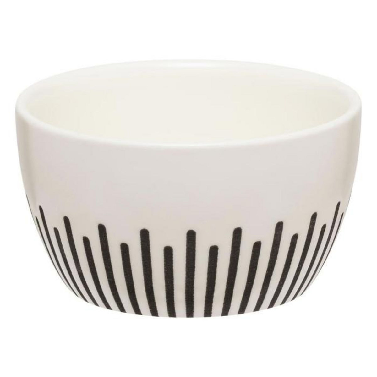 SECRET DE GOURMET Service Apéritif 5 Pièces  Ethnique  23cm Noir & Blanc