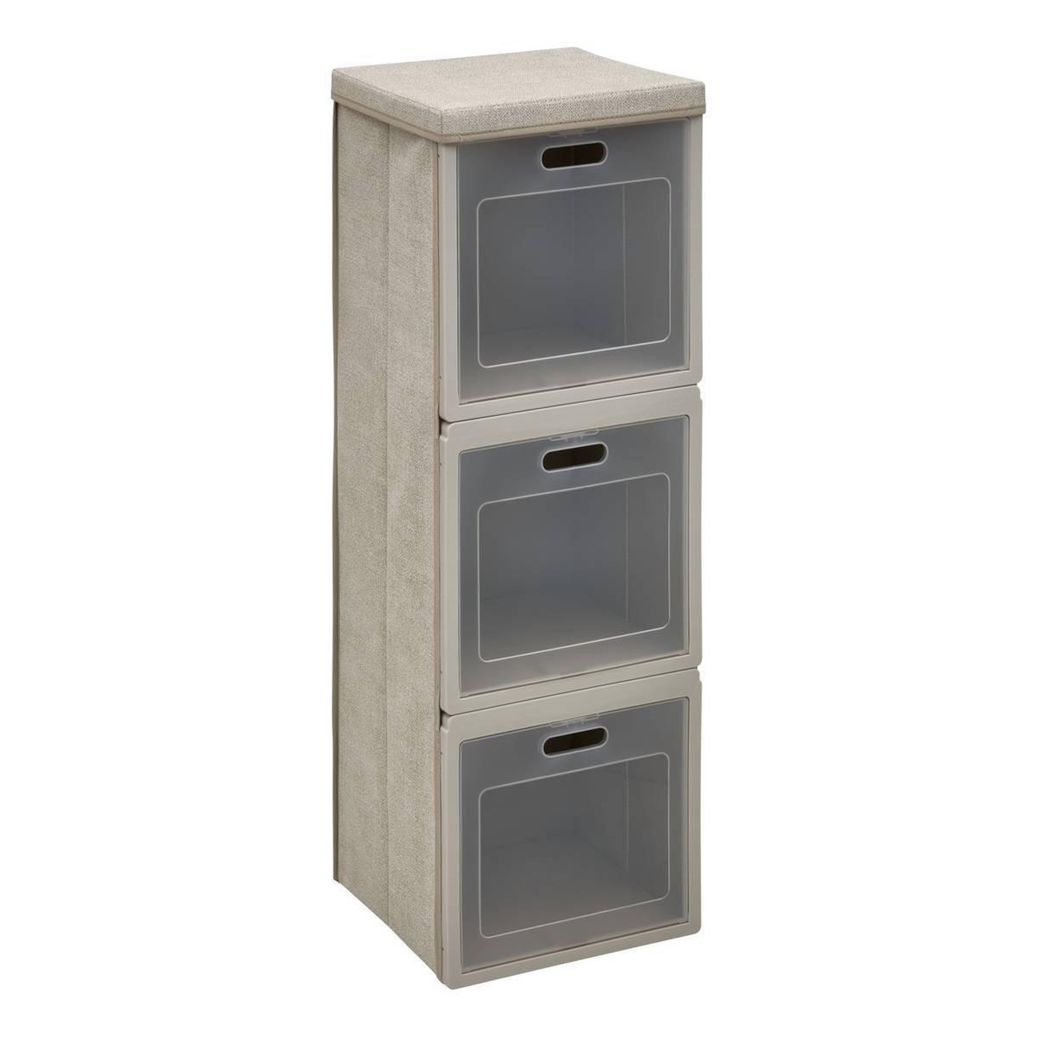 FIVE Cube de rangement 3 cases  cube'n door  91cm beige