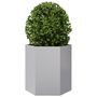 Voir la diapositive 3 : VIDAXL Jardiniere hexagone 46x40x45 cm acier galvanise