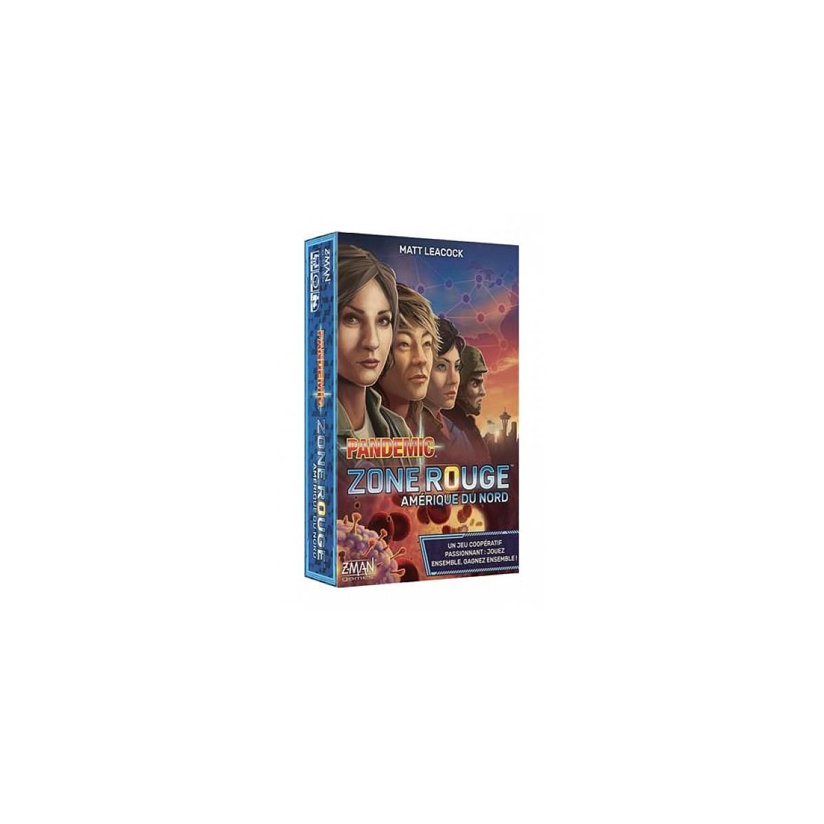 Asmodee Pandemic zone rouge : Amerique du Nord