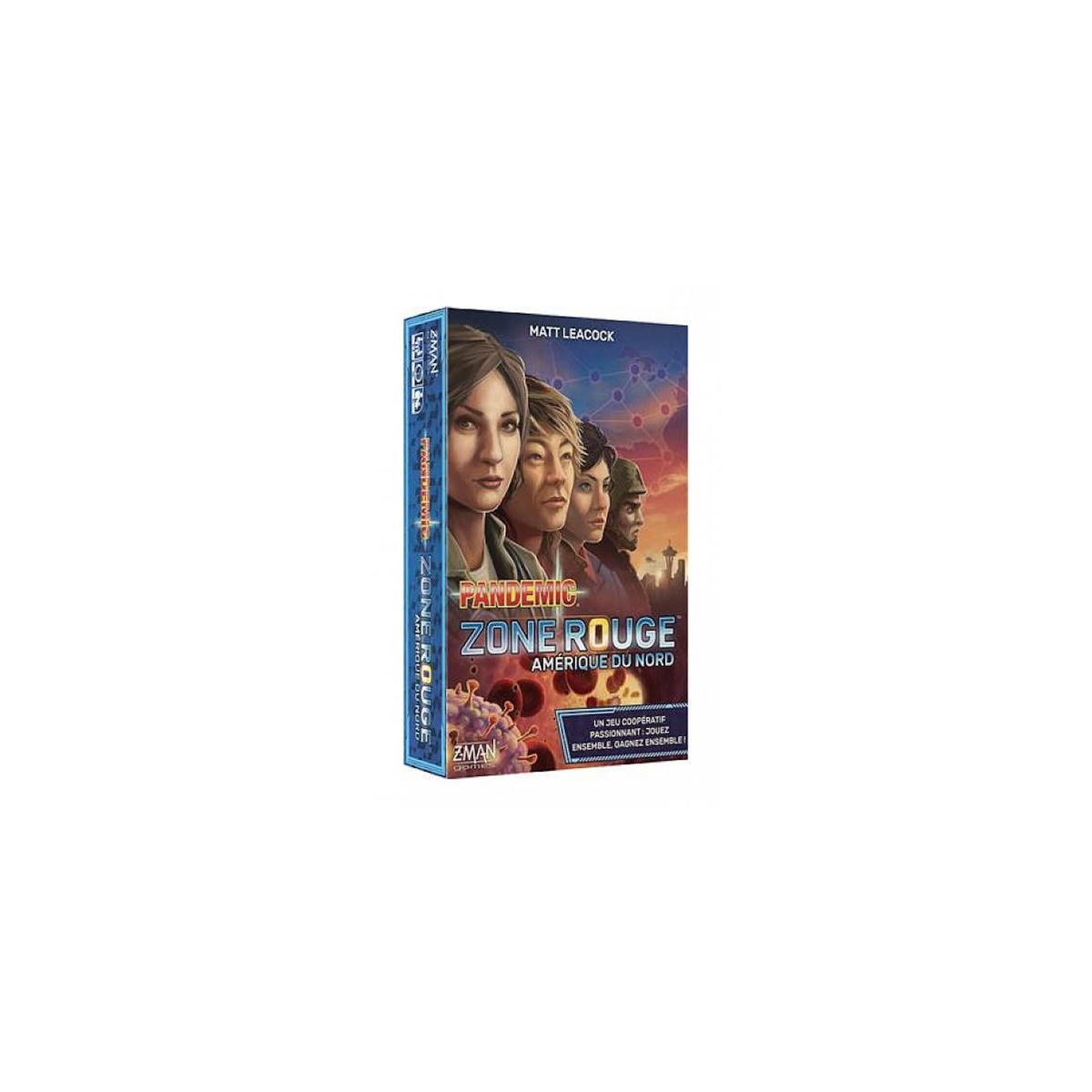 Asmodee Pandemic zone rouge : Amerique du Nord