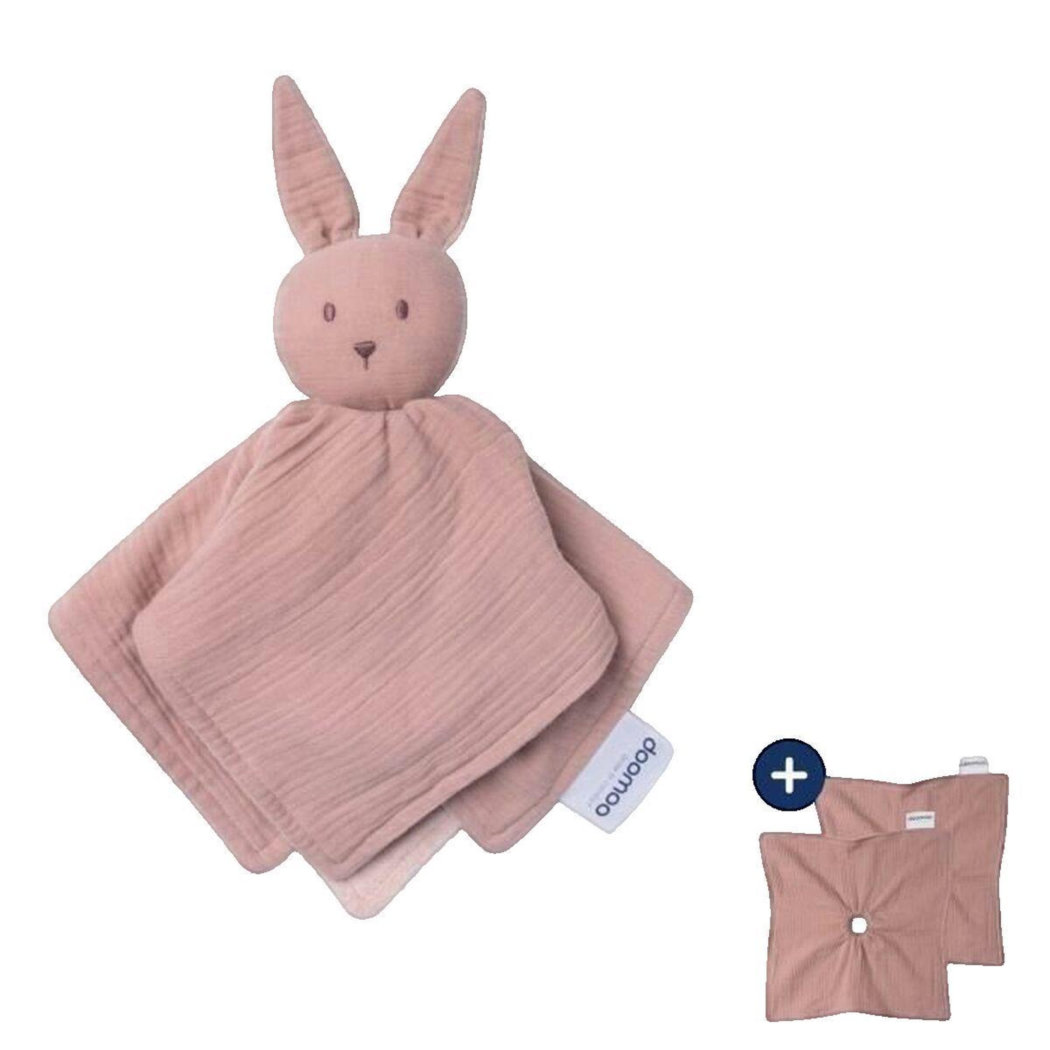 DOUMIE Doudou Doomoo Doudou You&Me rose réversible