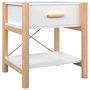 Voir la diapositive 5 : VIDAXL Tables de chevet 2 pcs Blanc 42x38x45 cm Bois d'ingenierie