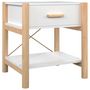 Voir la diapositive 5 : VIDAXL Tables de chevet 2 pcs Blanc 42x38x45 cm Bois d'ingenierie