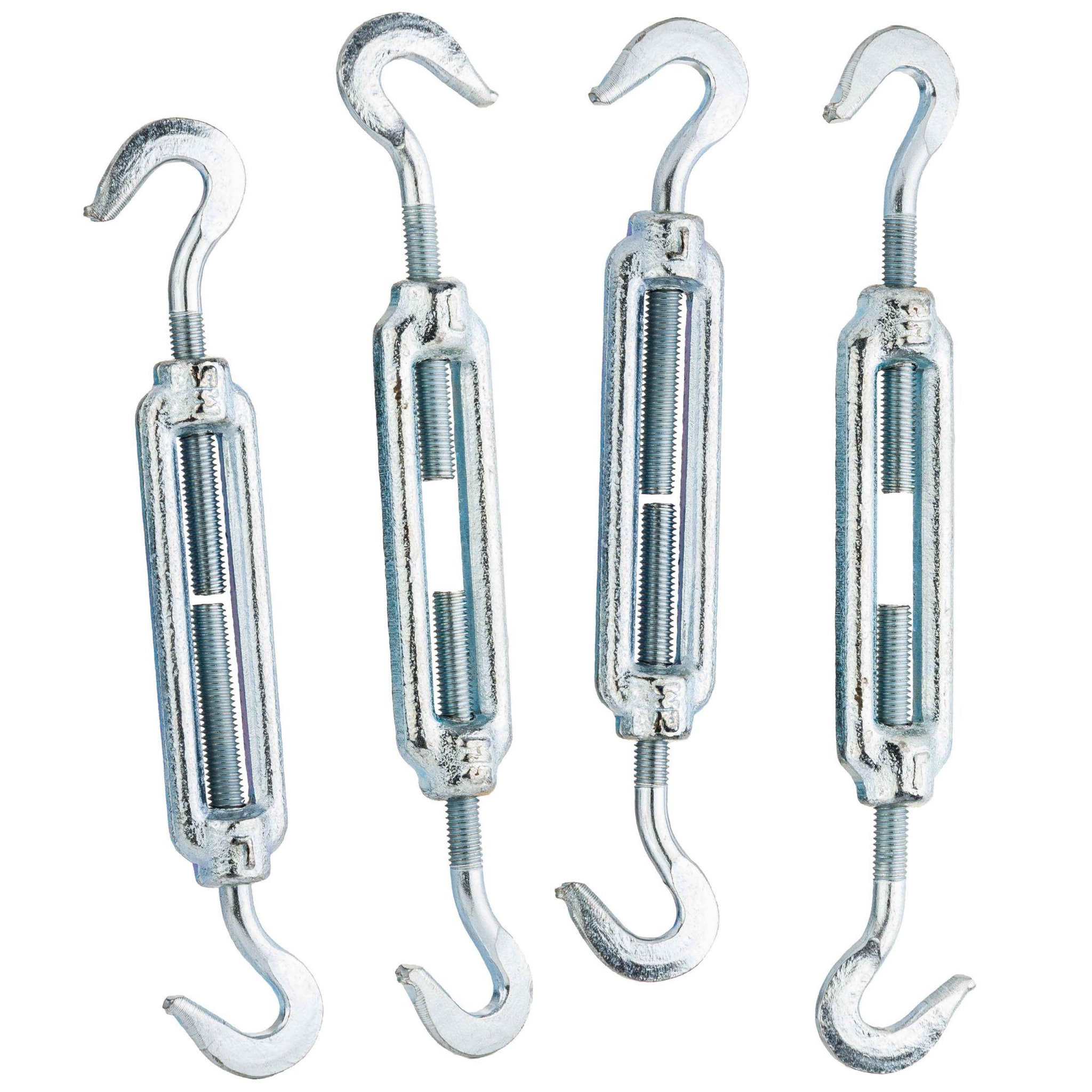 Corderies tournonaises Tendeur à cage 8mm acier zingué 4 pcs