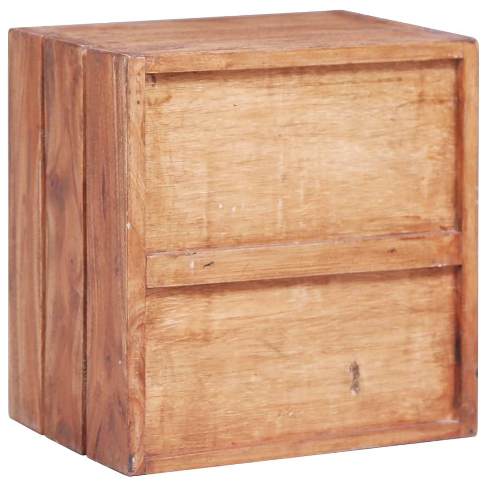 Voir la diapositive 5 : VIDAXL Table de chevet avec 3 tiroirs 35x25x35 cm bois d'acajou massif