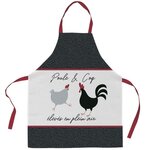 ATELIER DU COTON Tablier avec sangle ajustable 80x85 cm P&H coton