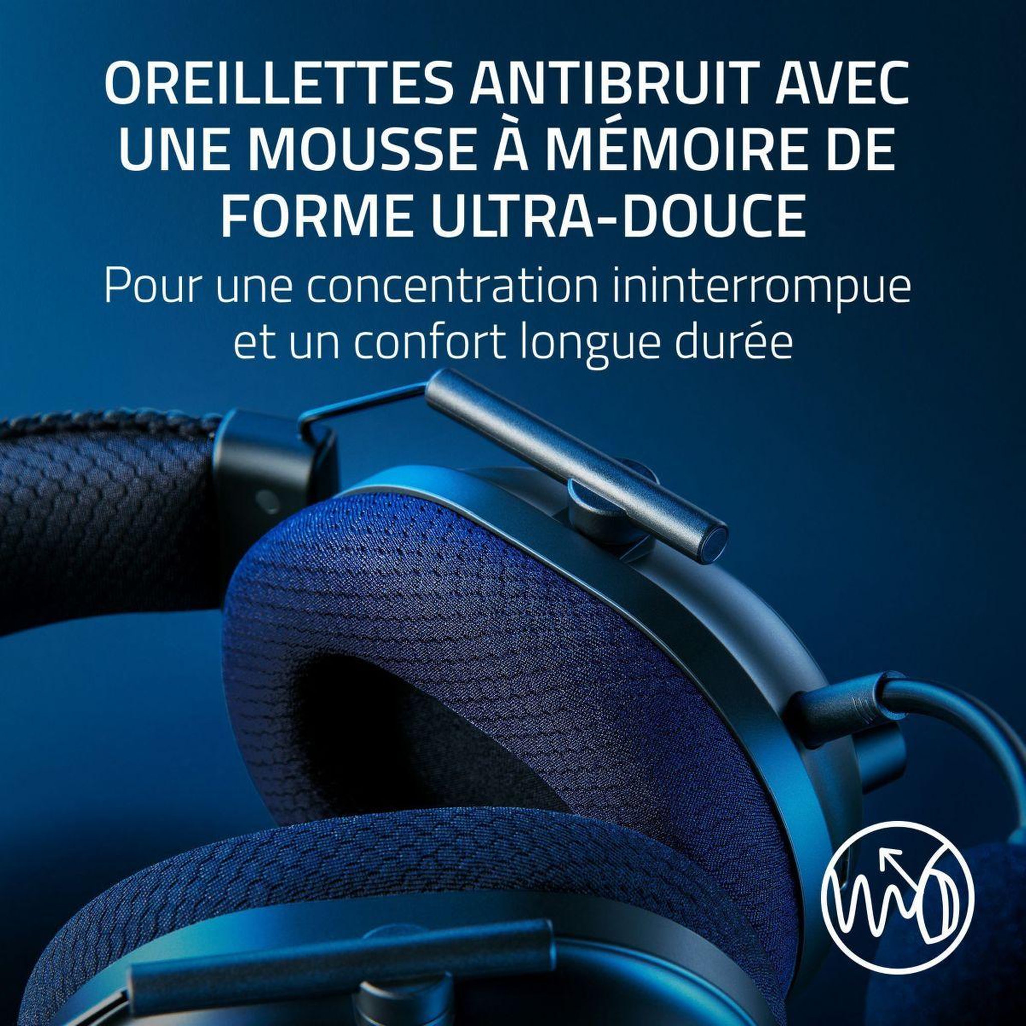 Voir la diapositive 5 : Razer Casque gamer BLACKSHARK V2 PRO Noir