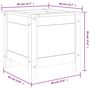 Voir la diapositive 6 : VIDAXL Jardiniere 40x40x39 cm bois massif douglas