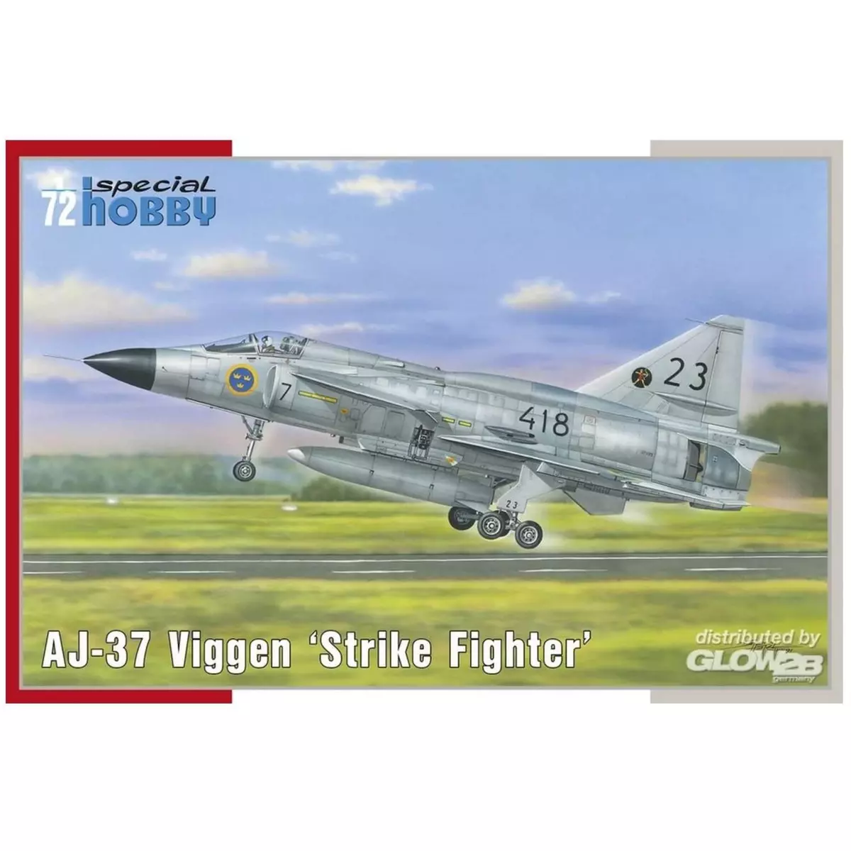 Special Hobby Maquette Avion Militaire : AJ-37 Viggen Strike Fighter