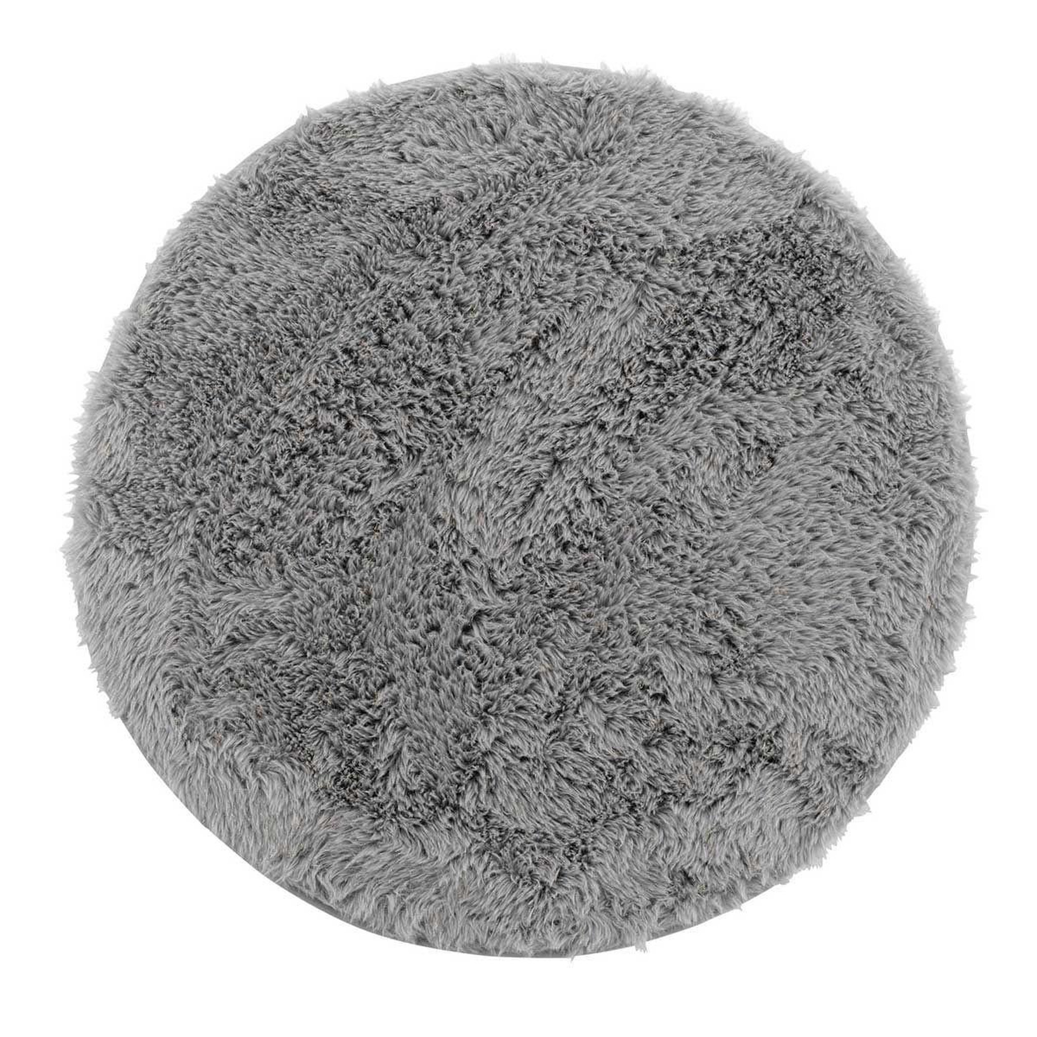 Voir la diapositive 1 : Douceur d'Intérieur Tapis imitation fourrure enfant  queeny  90cm gris