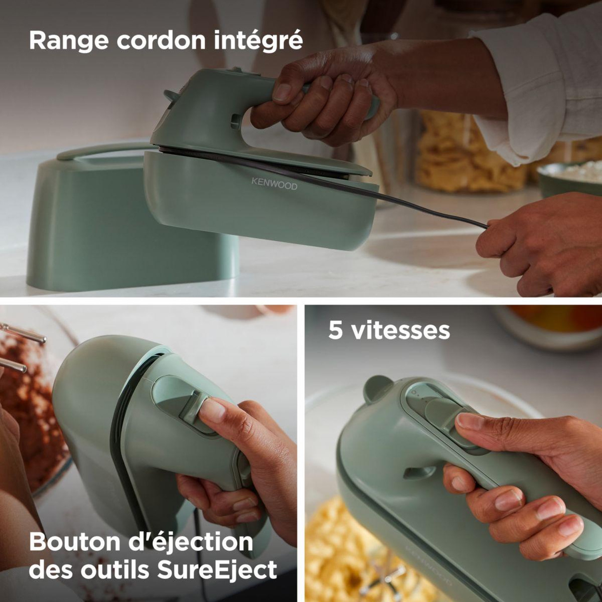 Voir la diapositive 5 : KENWOOD Batteur hand batteur go collection hmp40.000gr