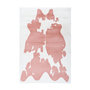 Voir la diapositive 1 : Paris Prix Tapis Imitation Fourrure  Rabbit  Rose & Blanc