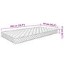 Voir la diapositive 6 : VIDAXL Matelas en mousse a memoire de forme 200 x 90 x 17 cm doux