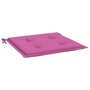 Voir la diapositive 5 : VIDAXL Coussins de chaise de jardin lot de 4 rose 50x50x3 cm tissu