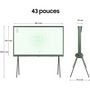 Voir la diapositive 3 : Samsung TV QLED The Serif TQ43LS01D Vert 2024