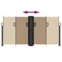 Voir la diapositive 5 : VIDAXL Auvent lateral retractable taupe 120x1200 cm