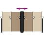 Voir la diapositive 5 : VIDAXL Auvent lateral retractable taupe 120x1200 cm