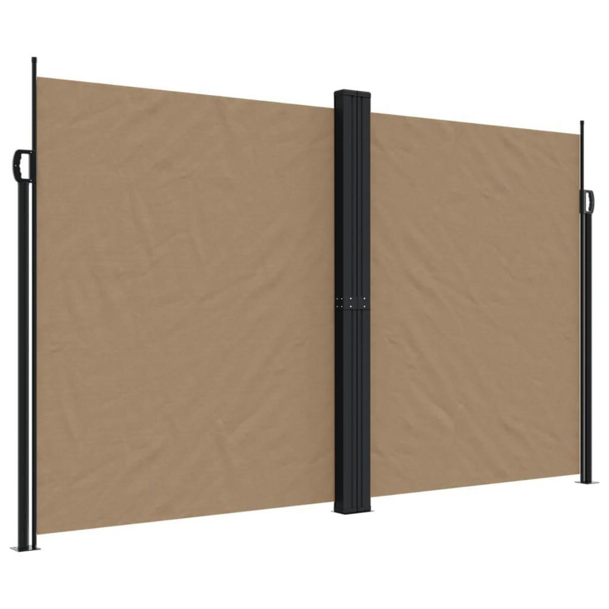 VIDAXL Auvent lateral retractable taupe 200x1200 cm