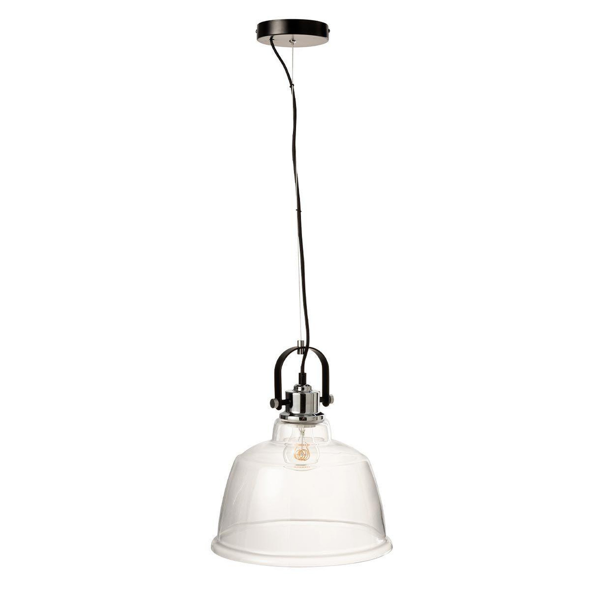 Voir la diapositive 1 : J-LINE Lampe suspension design  magali  175cm transparent