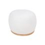 Voir la diapositive 4 : LISA DESIGN Amy - pouf - en tissu bouclette